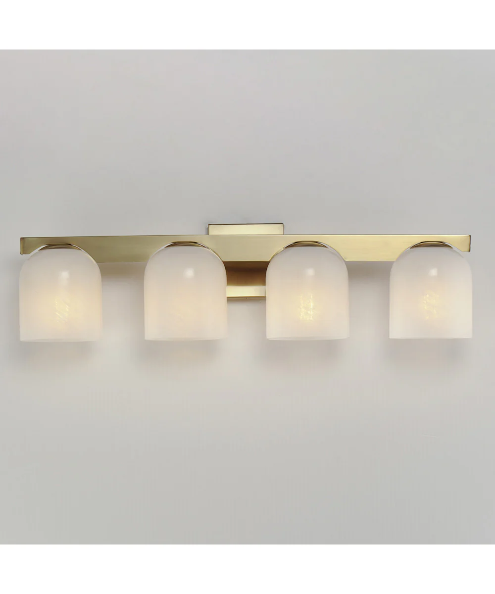 Scoop 4-Light Bath Vanity Natural Aged Brass - Image 3