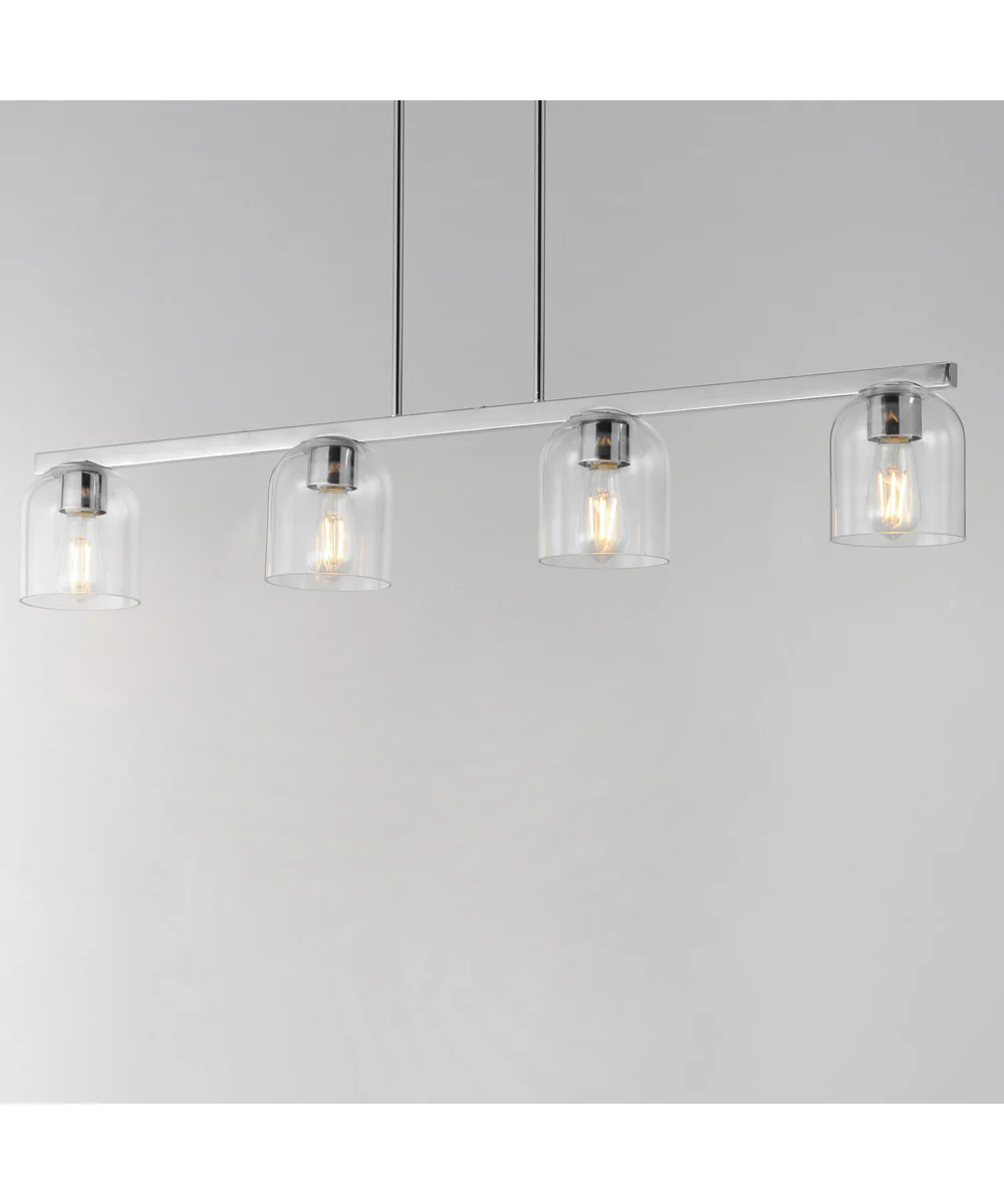 Scoop 4-Light Linear Pendant Polished Chrome - Image 3