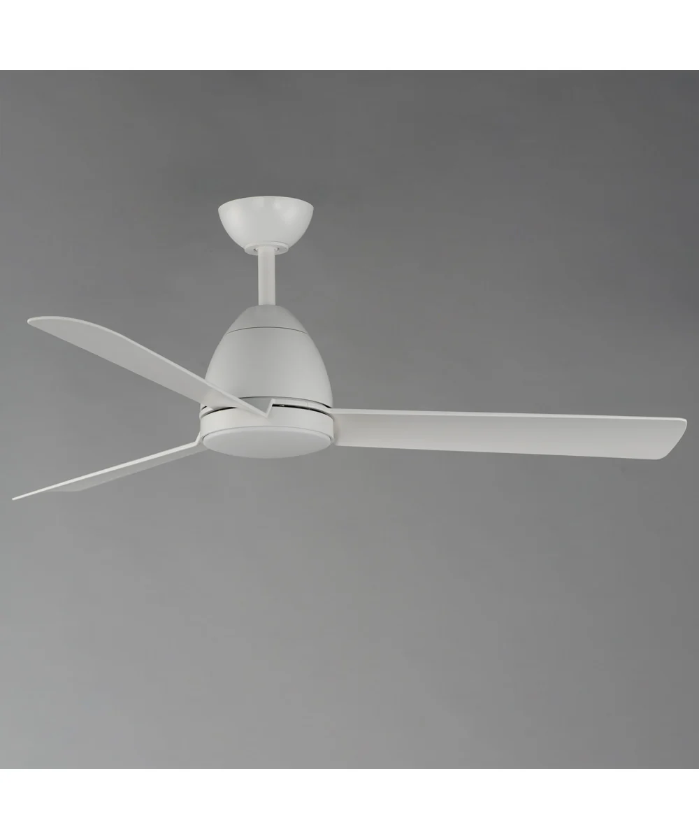 Seaborne 52 inch Marine Grade Fan w LED Light Kit Matte White - Image 2