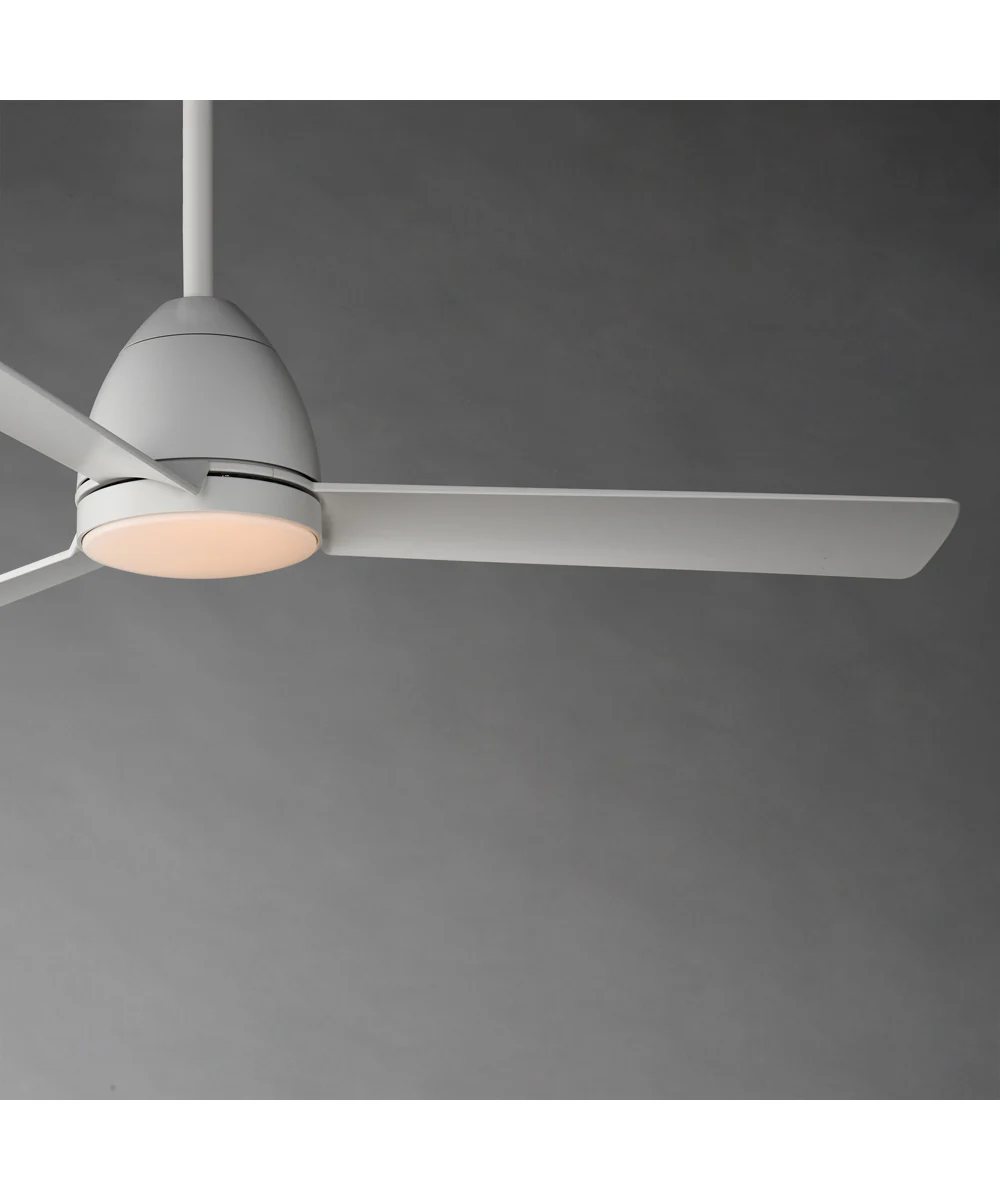 Seaborne 52 inch Marine Grade Fan w LED Light Kit Matte White - Image 4