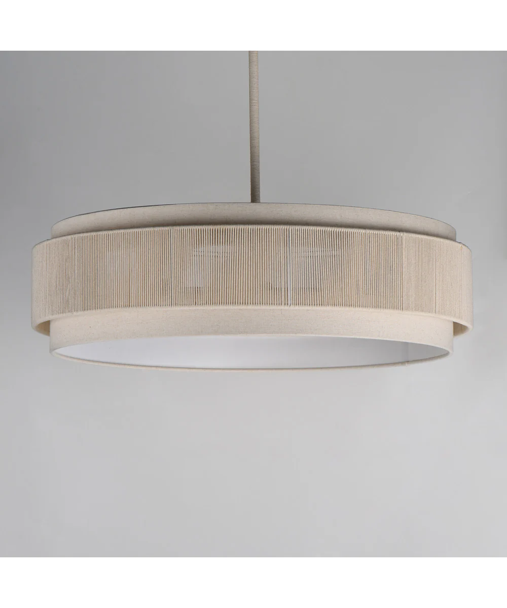 Seacliff 28 inch 4-Light Pendant Natural Aged Brass - Image 3