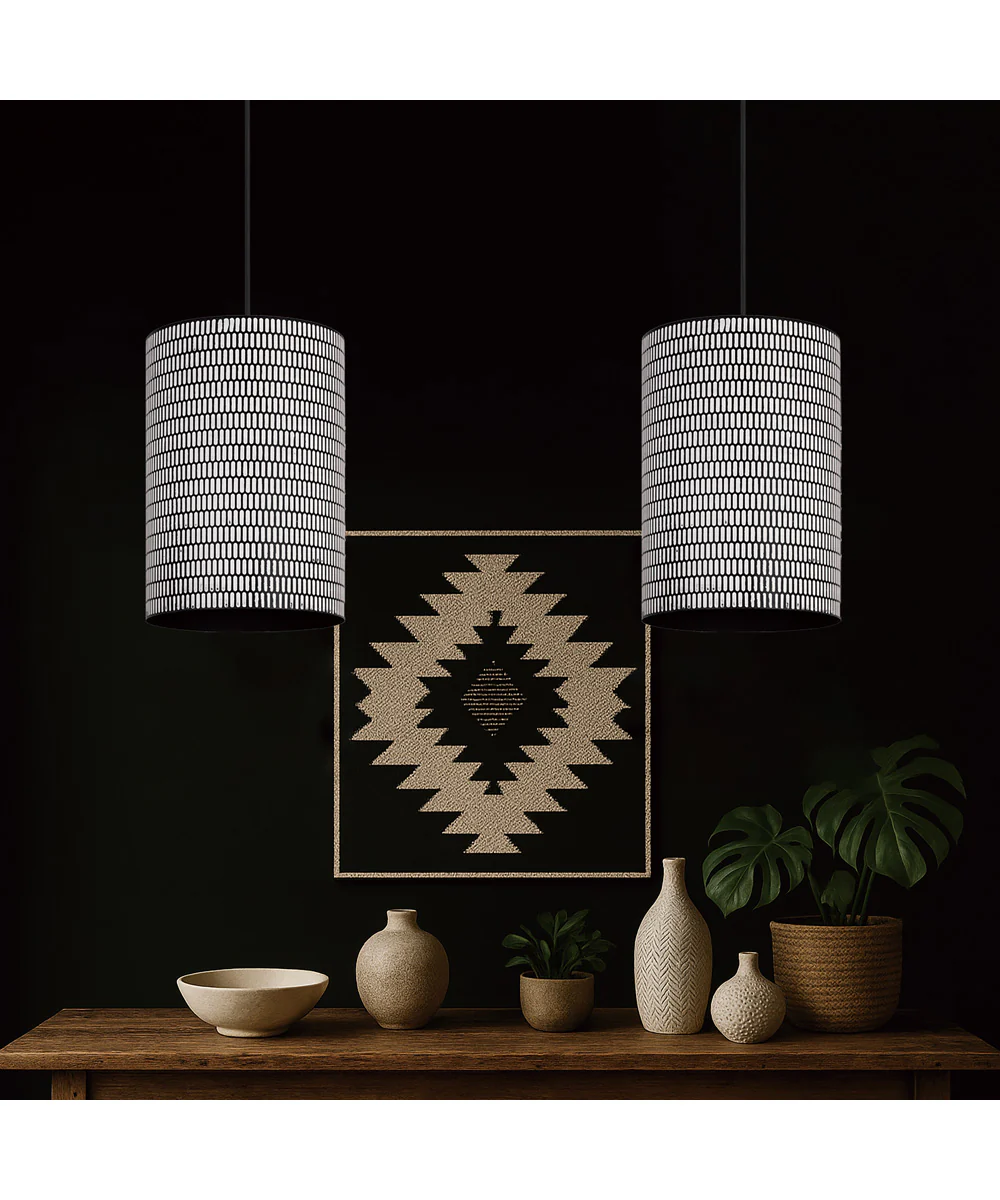 Shaka 1-Light Pendant Black / White - Image 2