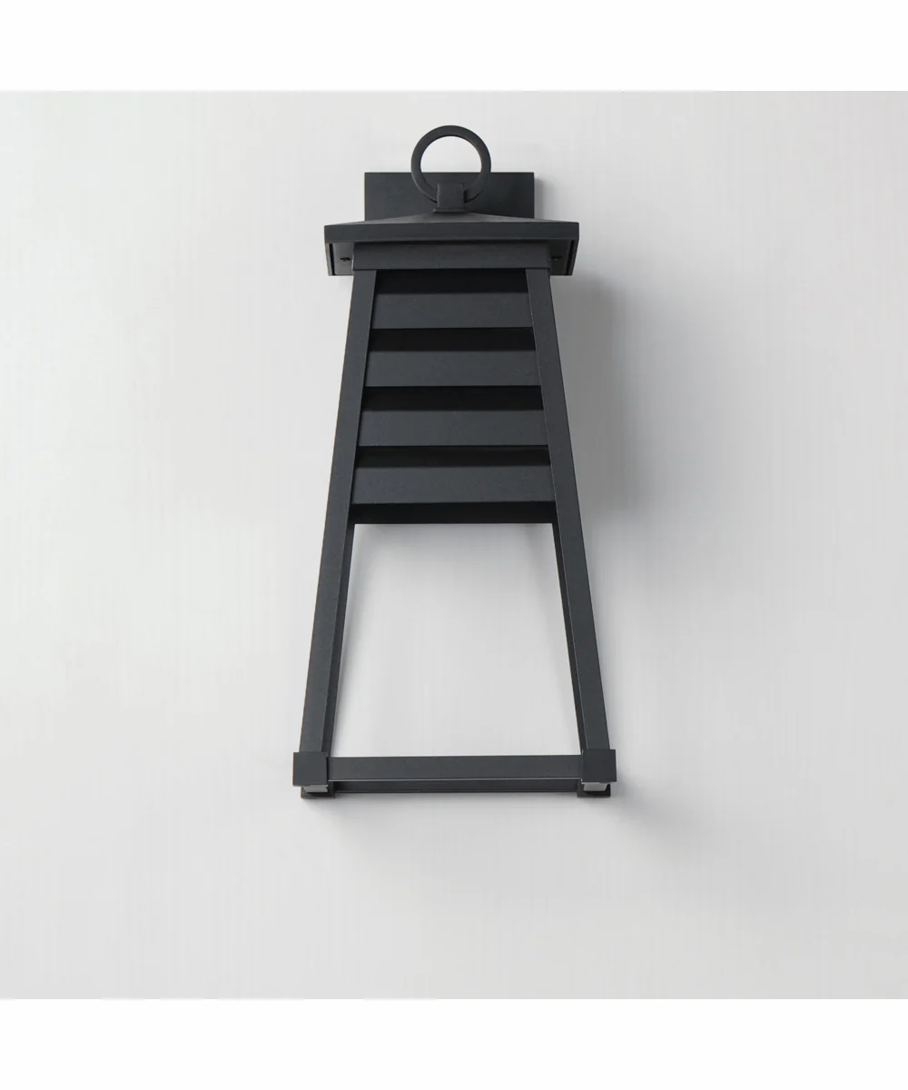 Shutters Vivex 1-Light Medium Outdoor Wall Sconce Black - Image 3