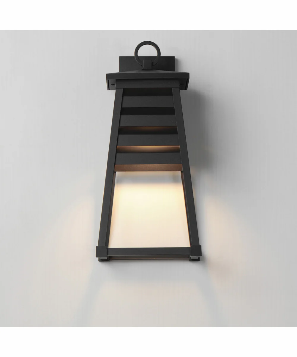 Shutters Vivex 1-Light Medium Outdoor Wall Sconce Black - Image 4