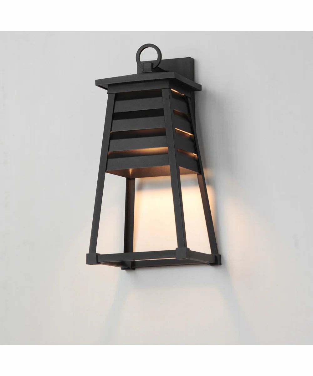 Shutters Vivex 1-Light Medium Outdoor Wall Sconce Black - Image 5