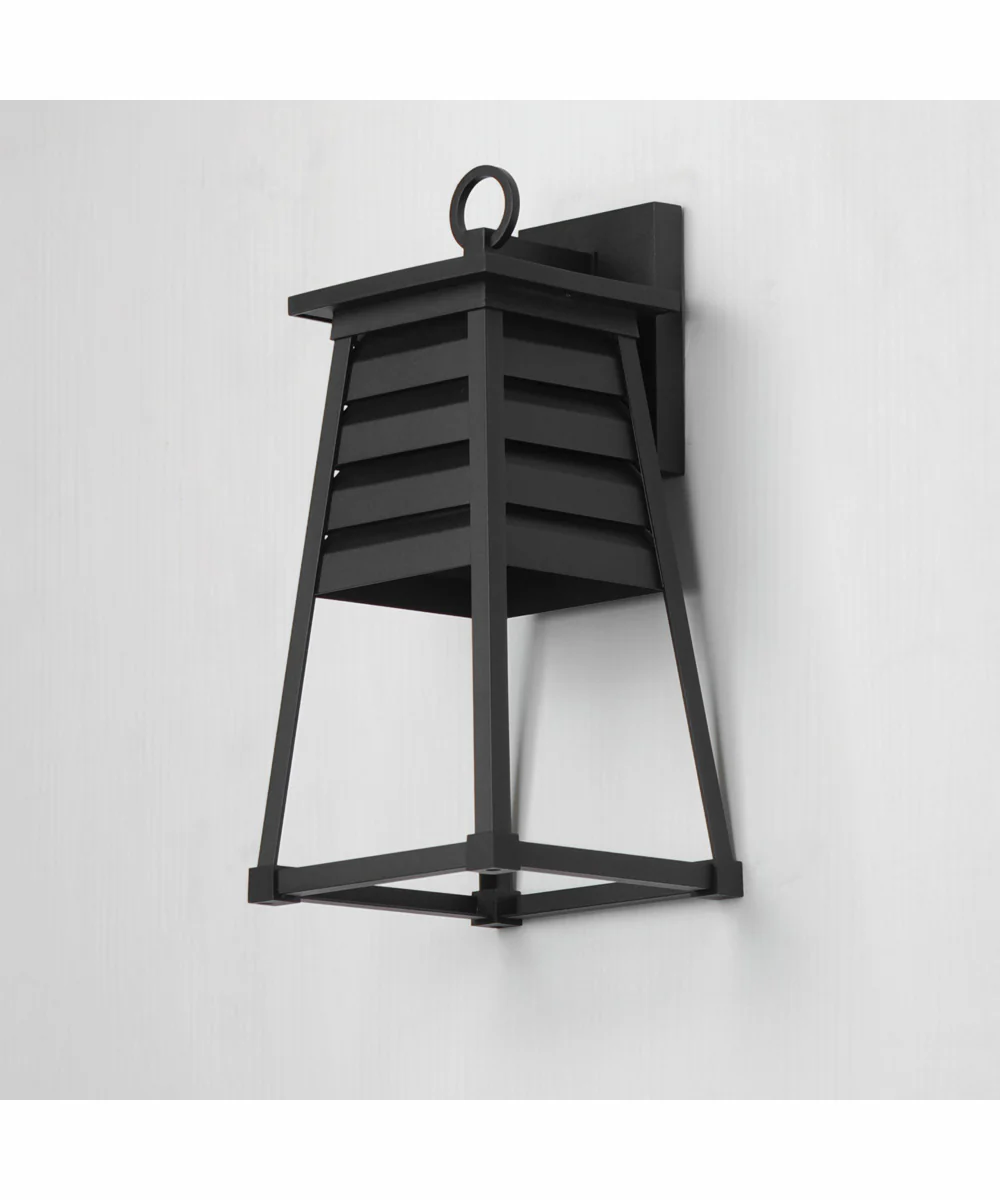 Shutters Vivex 1-Light Medium Outdoor Wall Sconce Black - Image 6