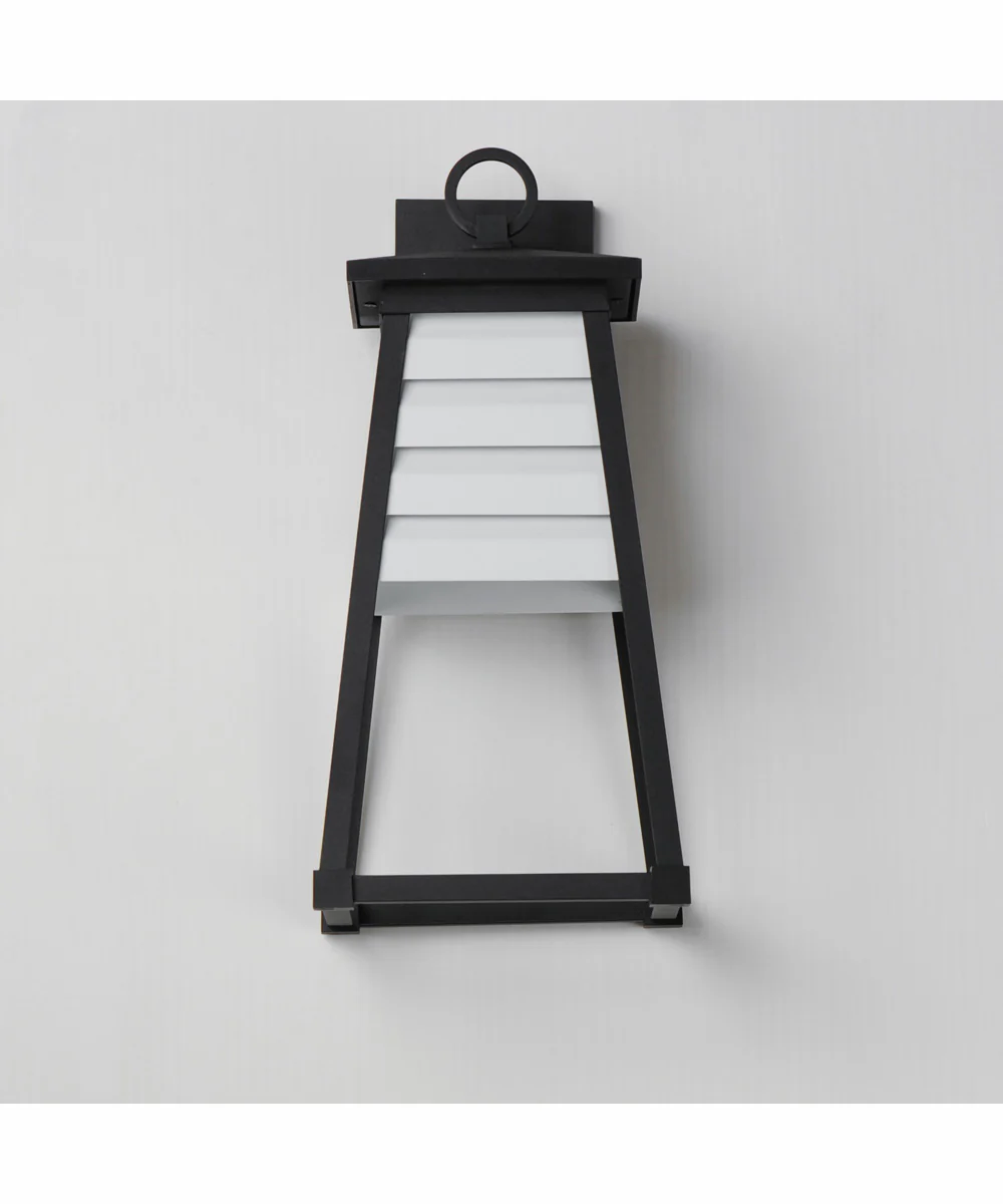 Shutters Vivex 1-Light Medium Outdoor Wall Sconce White / Black - Image 2
