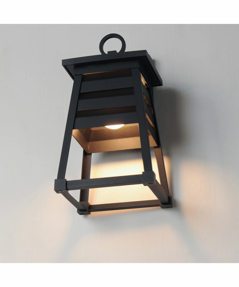 Shutters Vivex 1-Light Small Outdoor Wall Sconce Black - Image 5