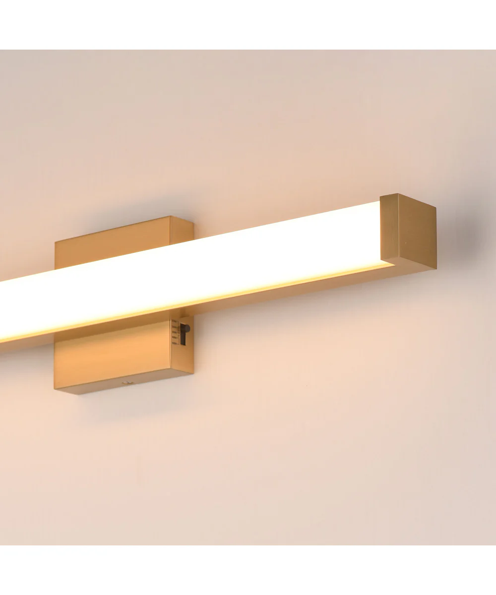 Spec 24 inch LED Bath Vanity 5CCT Natural Aged Brass - Image 7
