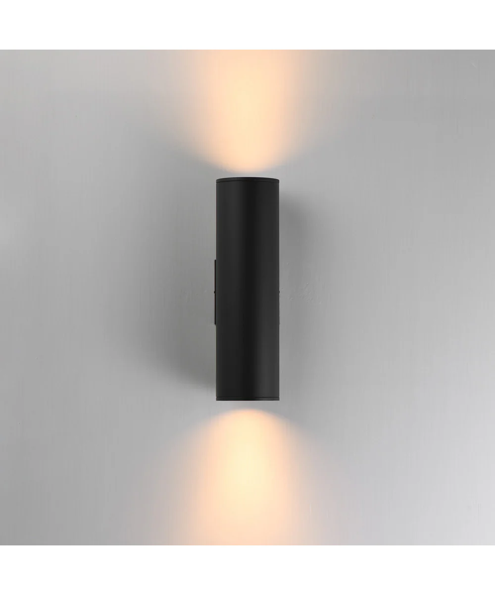 Stout Outdoor Wall Sconce - 15 inch Black - Image 3