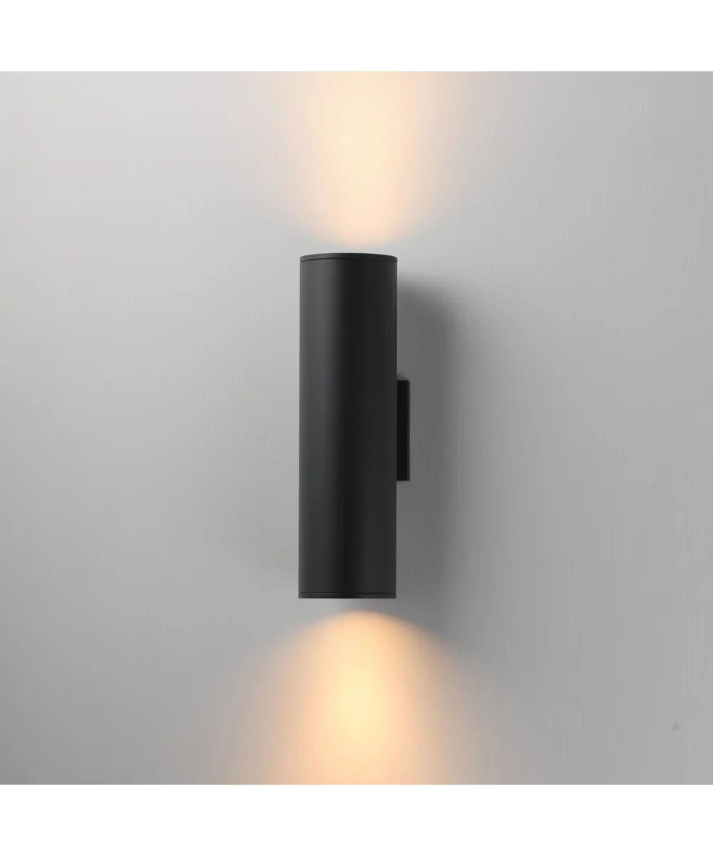 Stout Outdoor Wall Sconce - 15 inch Black - Image 5