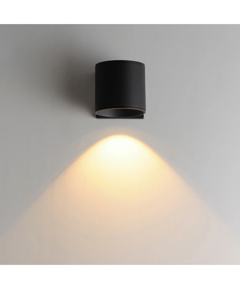Stout RD 120-277V Indoor/Outdoor Wall Sconce Black - Image 3