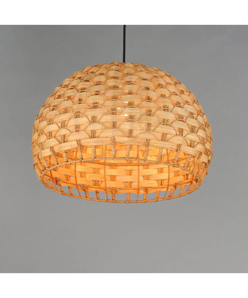Tahiti 20 inch 1-Light Pendant Black - Image 3