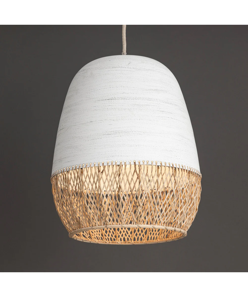 Tamba 1-Light Pendant Ivory - Image 3
