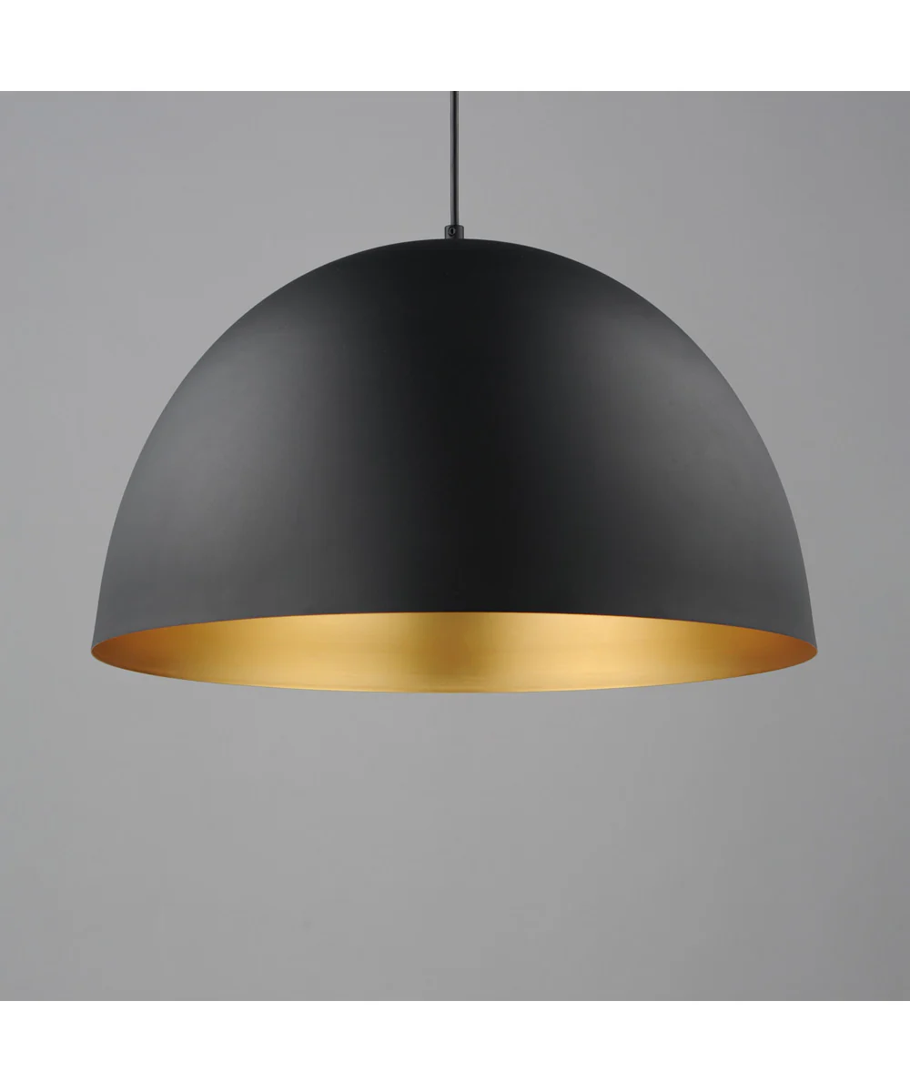 Tova 20 inch Pendant Black / Gold - Image 2