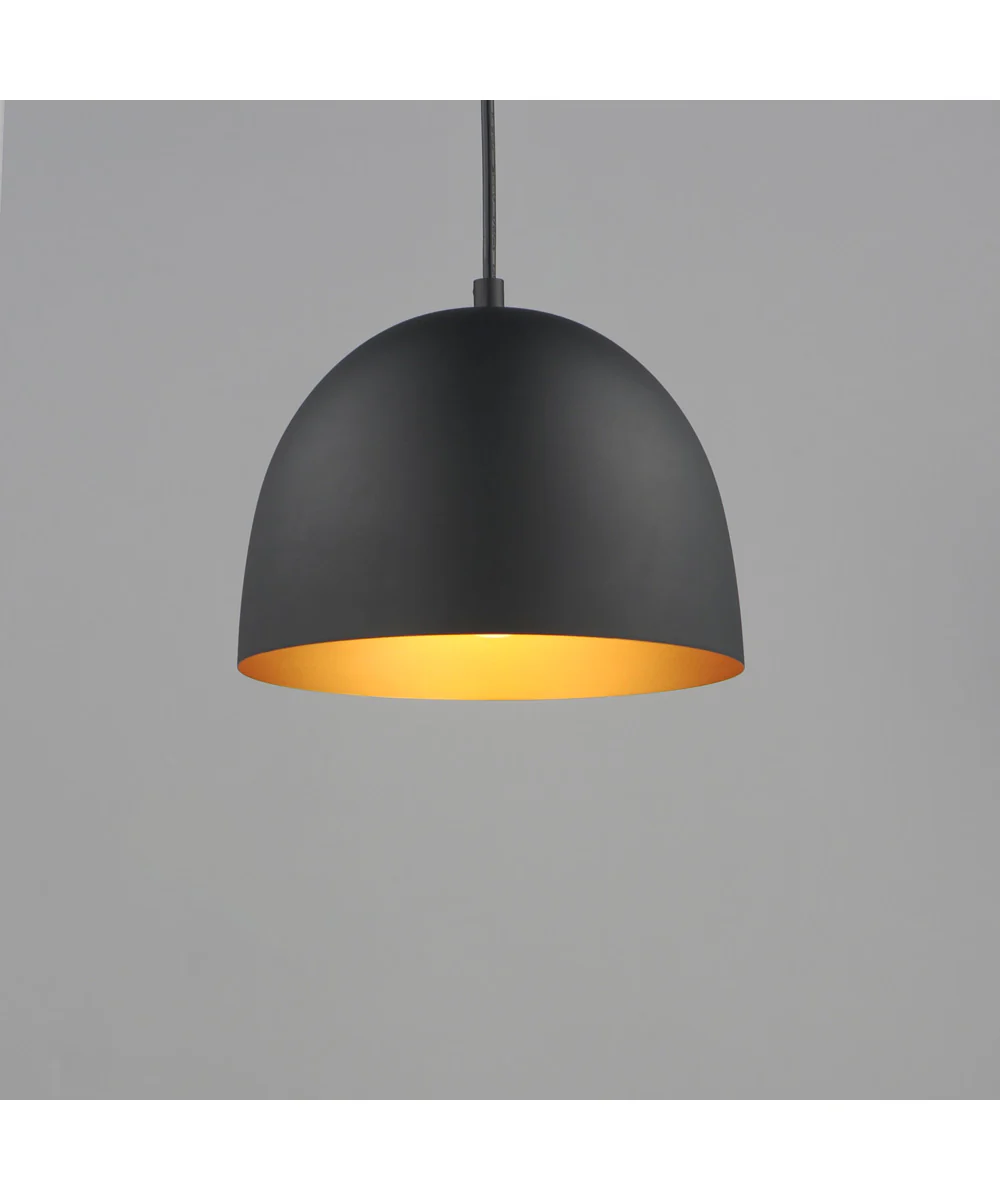 Tova 9 inch Pendant Black / Gold - Image 2