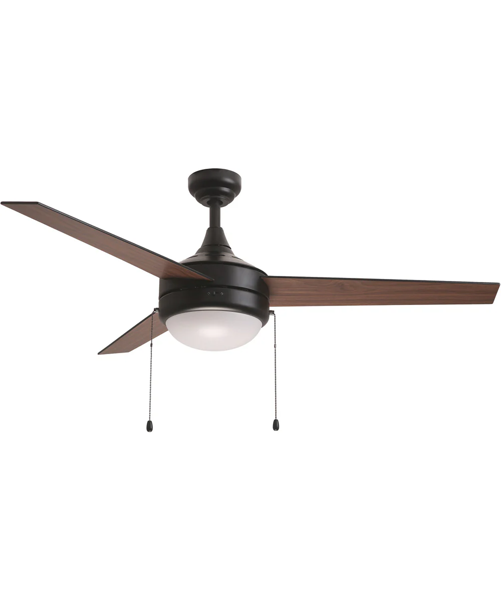 Trio Pull 52 inch 3-Blade Fan w Pull Chain Black - Image 3