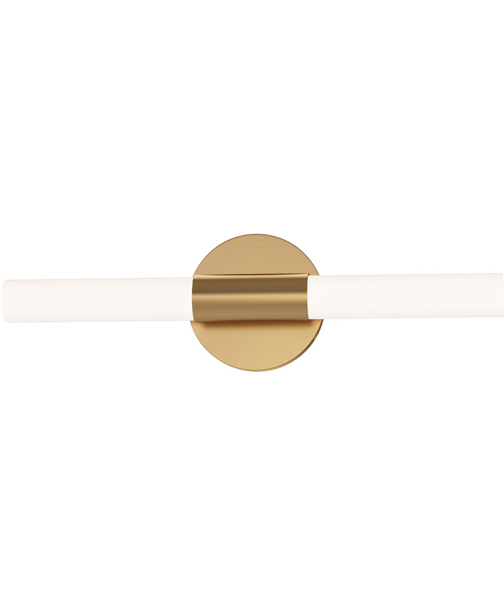 Tubi 18 inch 5CCT LED Bath Bar Natural Aged Brass