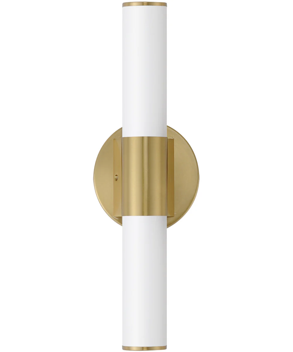 Tubo 18 inch LED Bath Vanity Natural Aged Brass