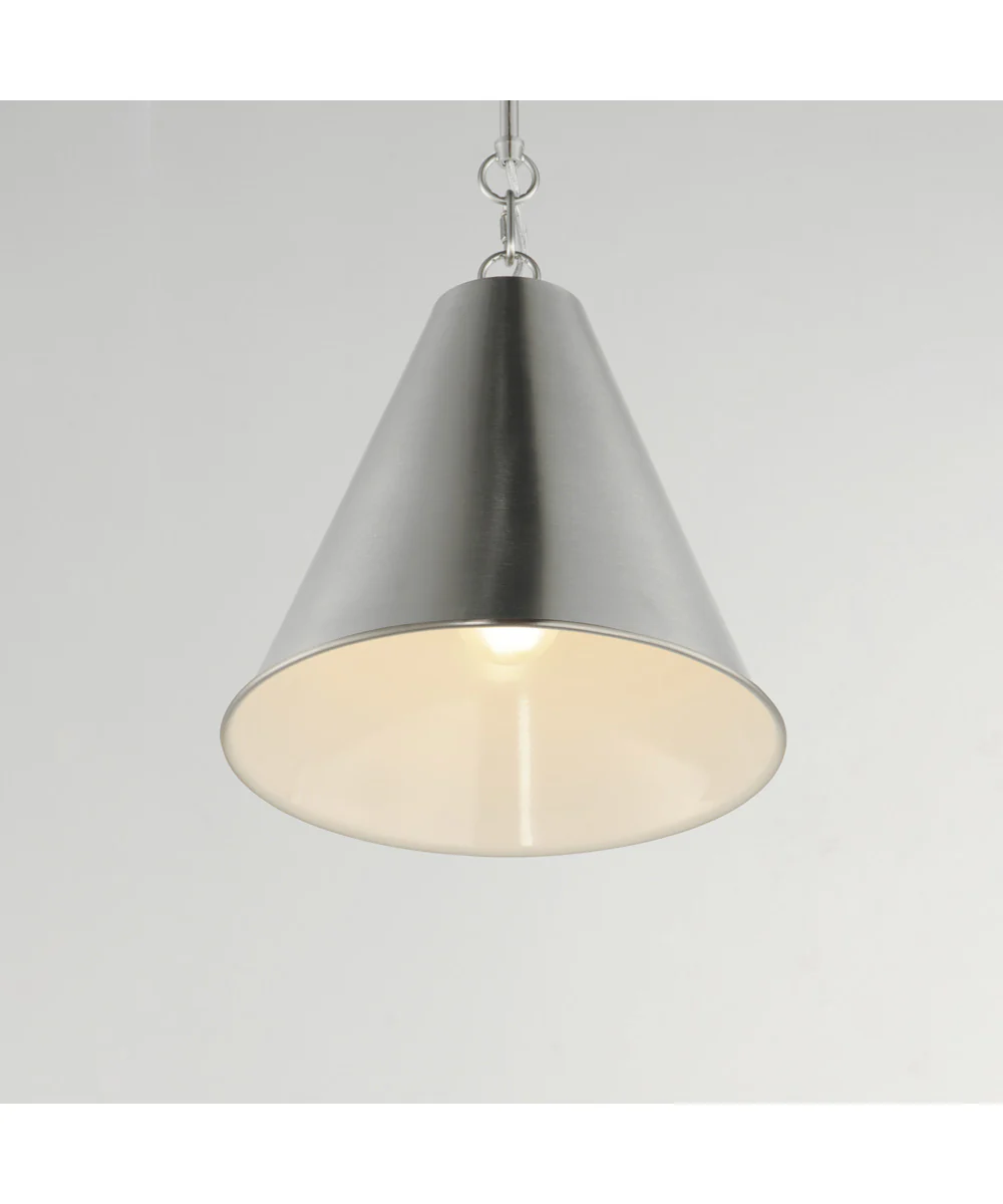 Veritas 12 inch 1-Light Pendant Satin Nickel - Image 4