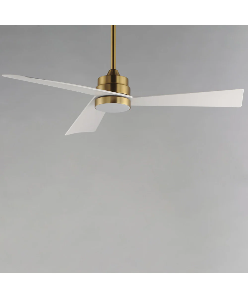 Vortex 60 inch Indoor Fan with LED Light Kit Natural Aged Brass - Image 2