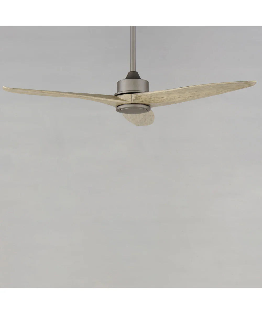 Woodwind 52 inch Solid Wood Blade Fan w LED Light Kit Charcoal Bronze - Image 2