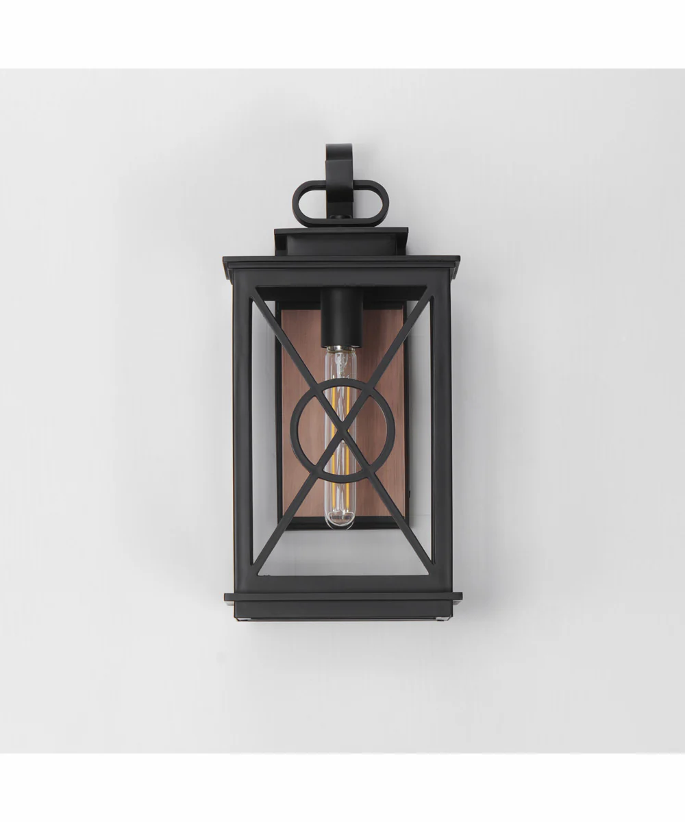 Yorktown VX 1-Light Outdoor Wall Sconce Black/Aged Copper - Image 3