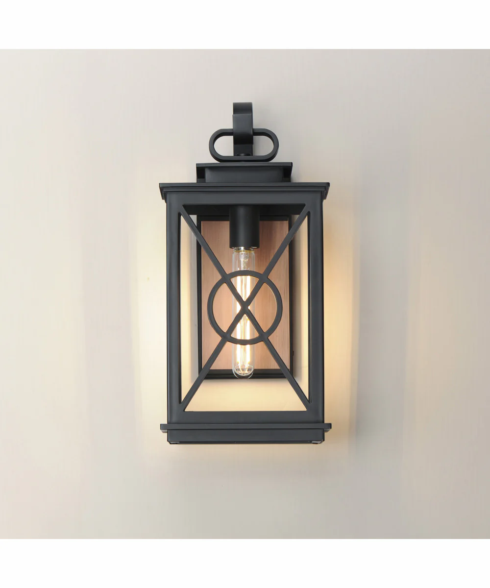 Yorktown VX 1-Light Outdoor Wall Sconce Black/Aged Copper - Image 4
