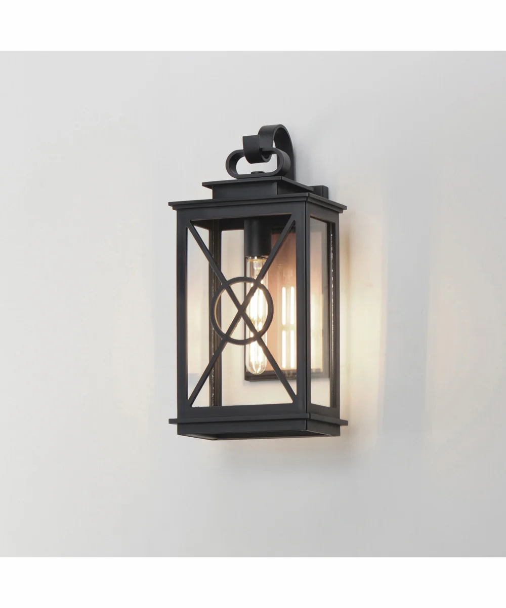 Yorktown VX 1-Light Outdoor Wall Sconce Black/Aged Copper - Image 5