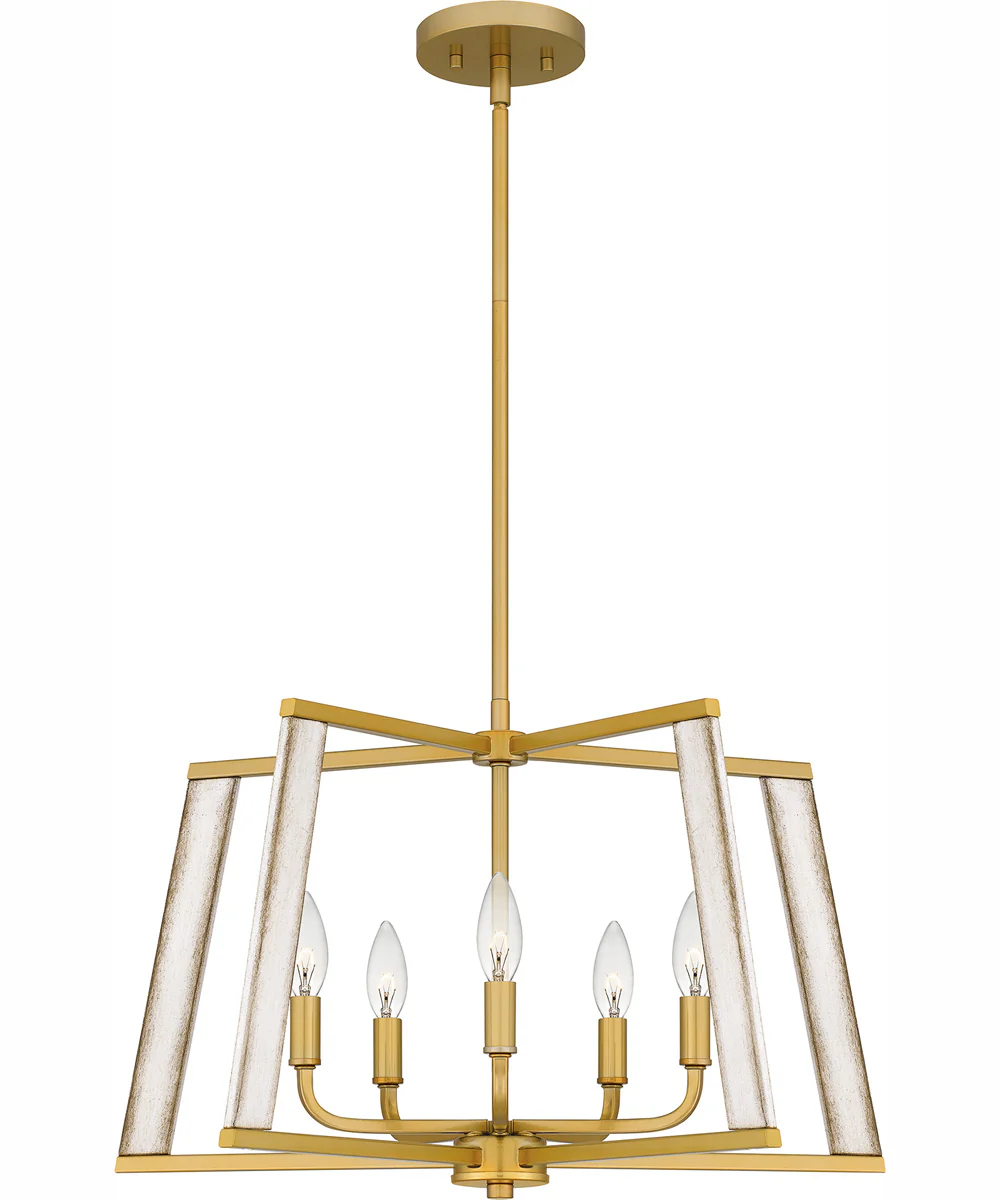 Mayline 5-light Pendant Light Gold