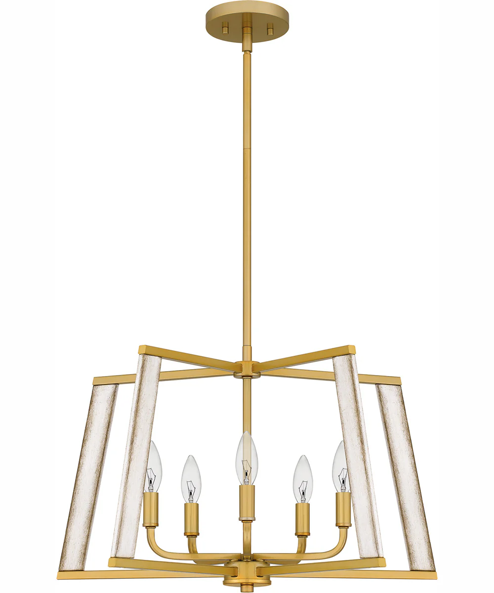 Mayline 5-light Pendant Light Gold - Image 3