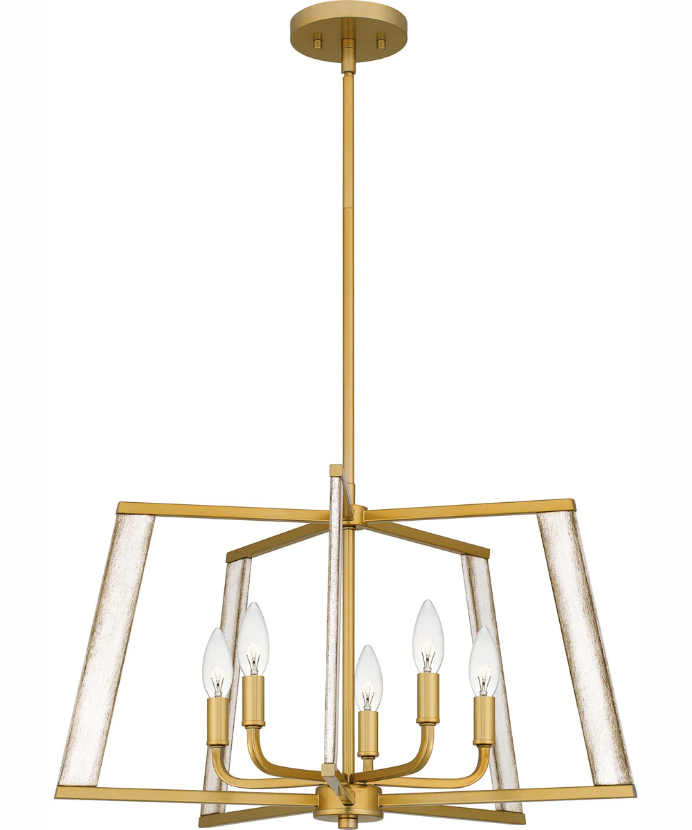 Mayline 5-light Pendant Light Gold - Image 4