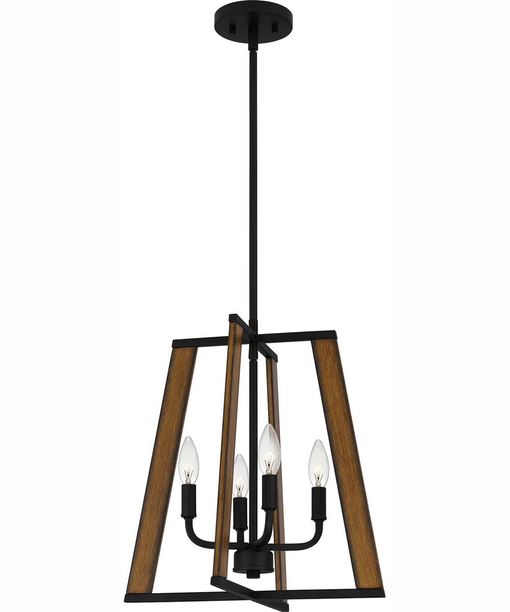 Mayline Large 4-light Pendant Matte Black - Image 2