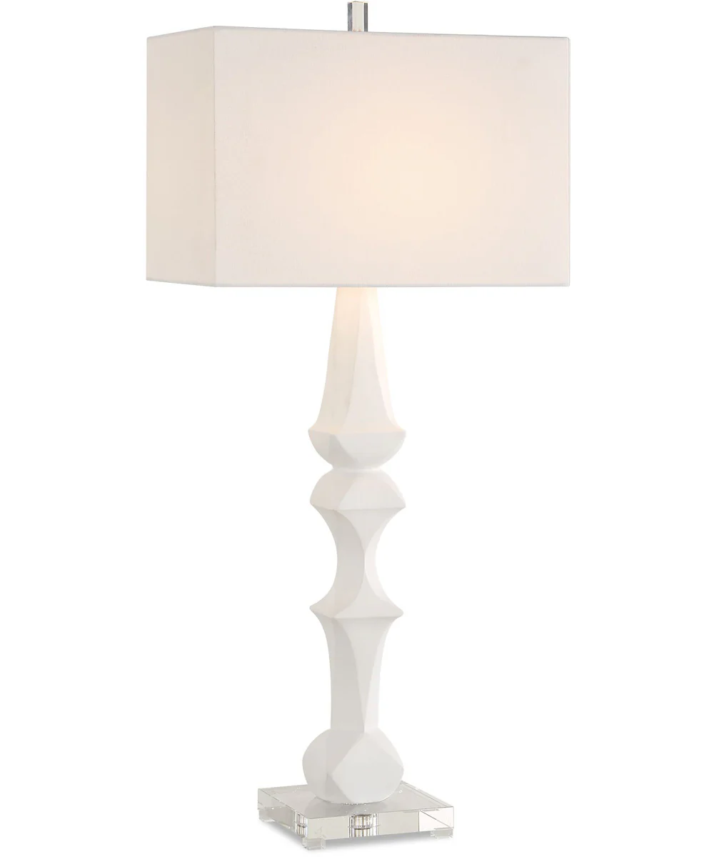 Mayme White Table Lamp