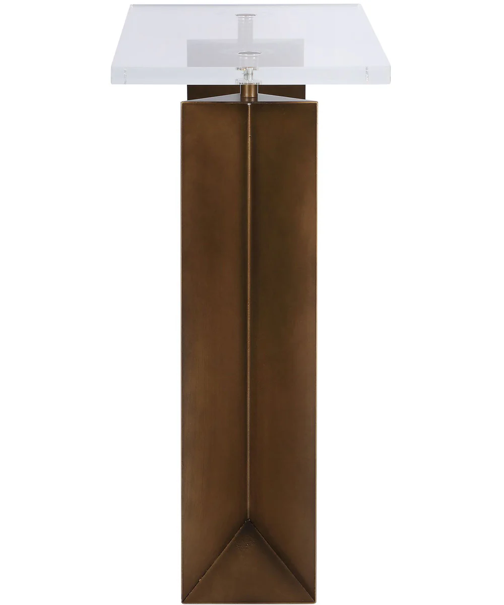 McElroy Modern Bronze Side Table - Image 6
