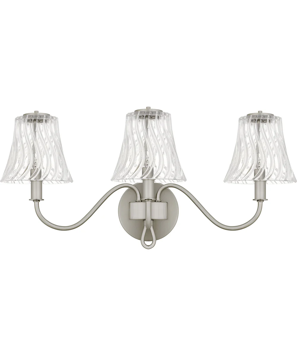 McKinney 3-light Bath Light Brushed Nickel - Image 2