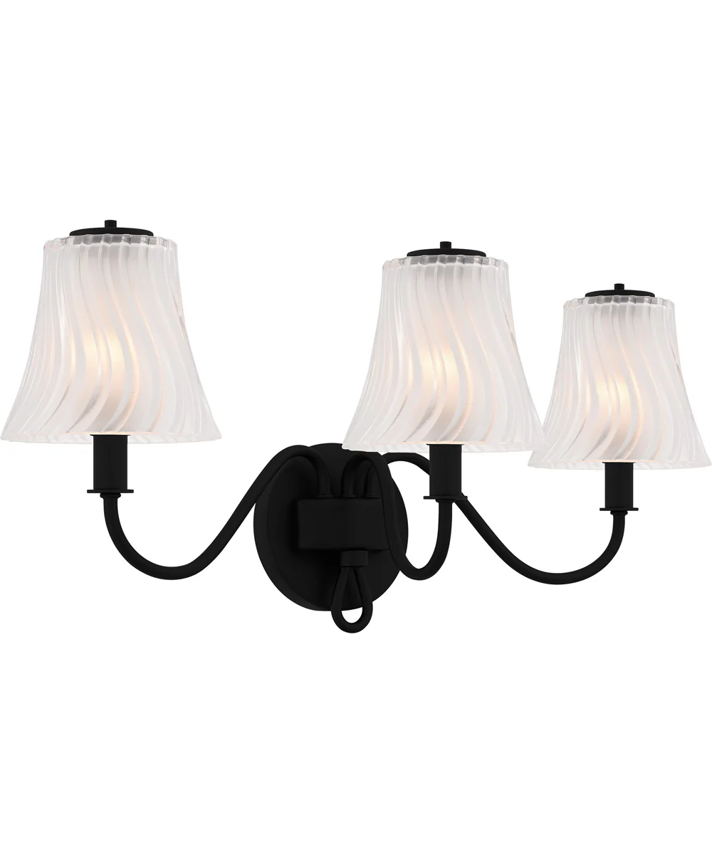 McKinney 3-light Bath Light Matte Black - Image 3