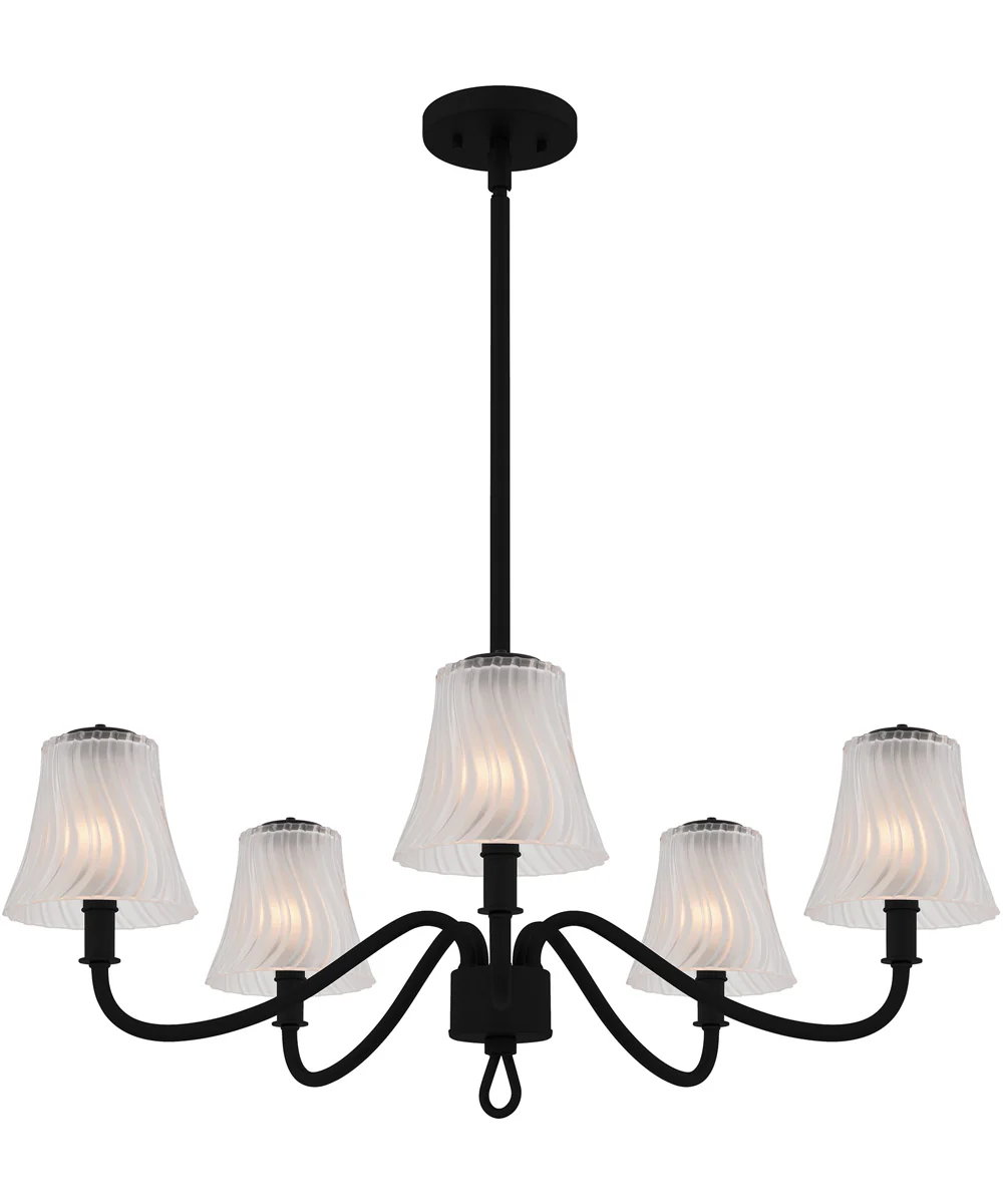 McKinney 5-light Chandelier Matte Black