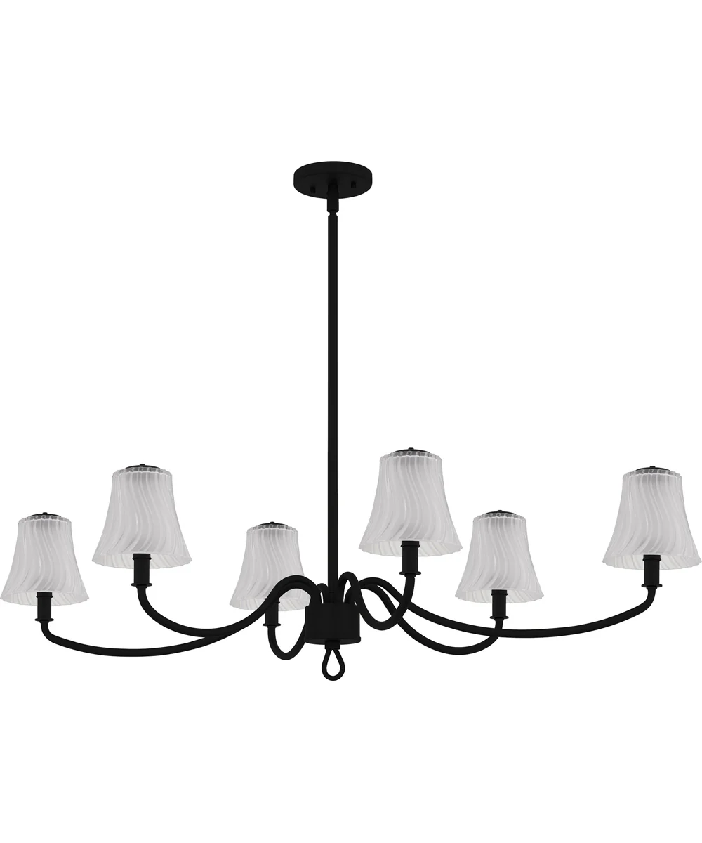McKinney Medium 6-light Island Light Matte Black - Image 2
