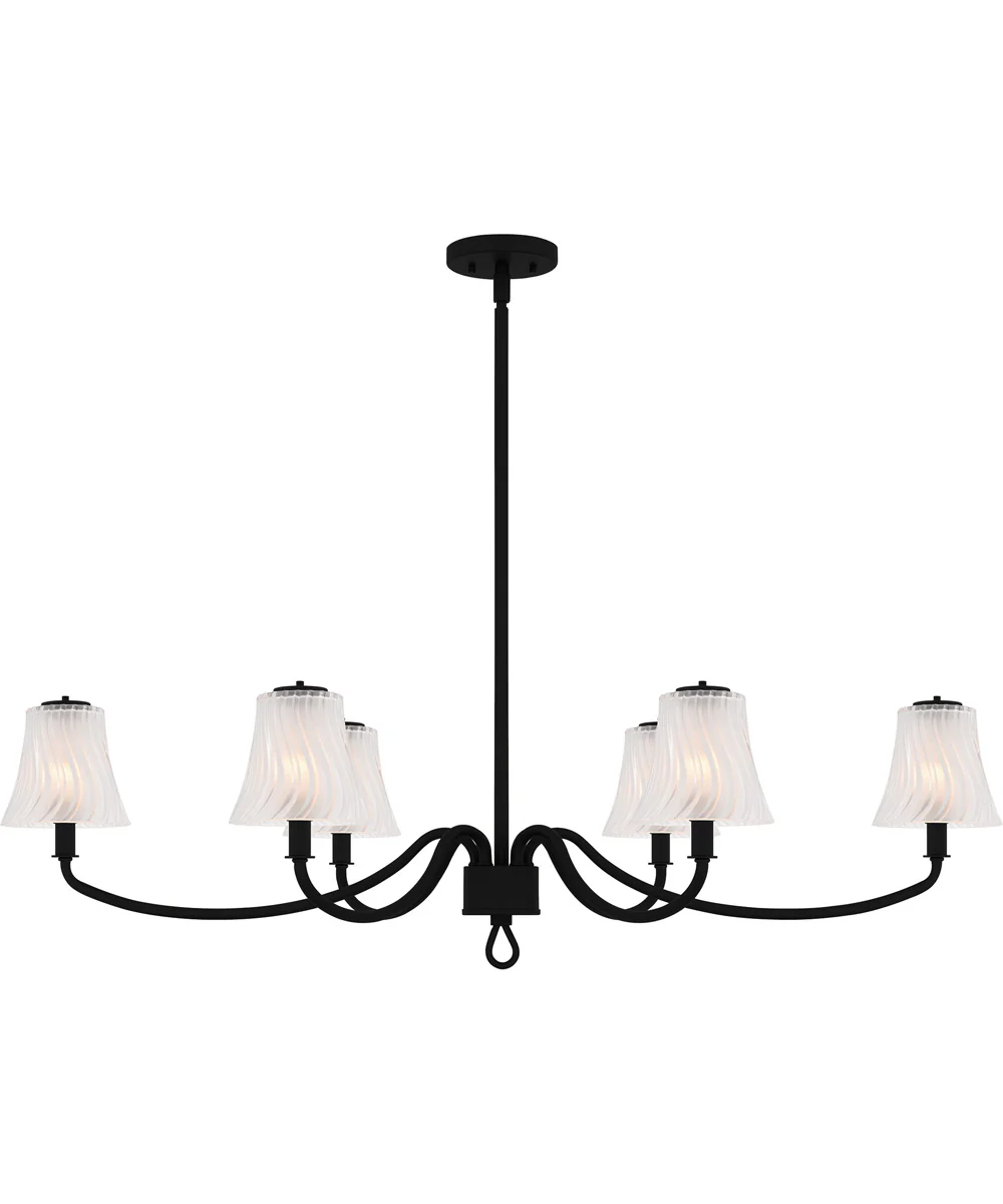 McKinney Medium 6-light Island Light Matte Black - Image 3