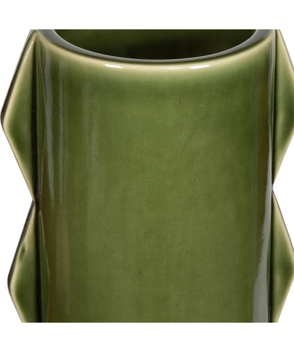 Meander Green Vases, Set of 2 - Image 5