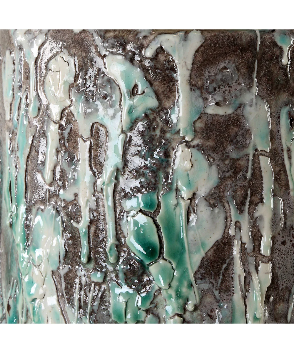 Meltdown Ivory Teal Table Lamp - Image 7