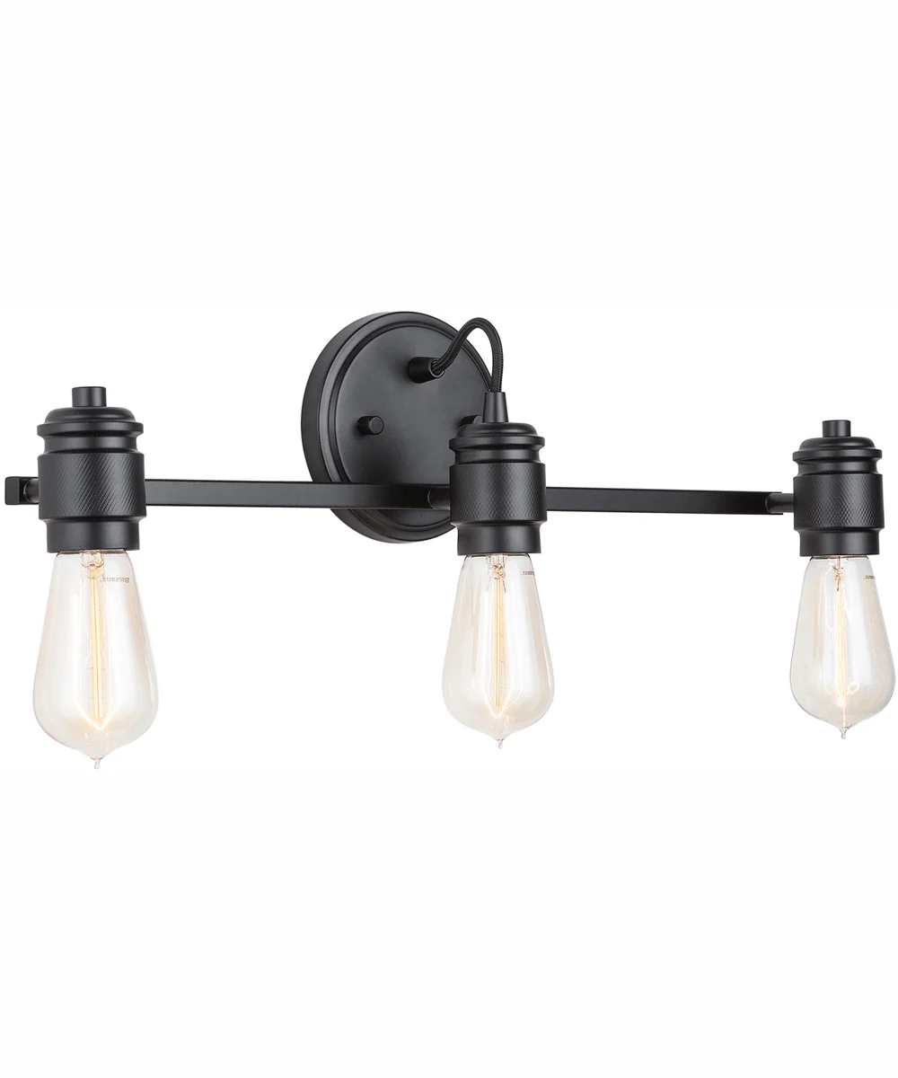 Menlo 3-Light Vanity Matte Black - Image 4