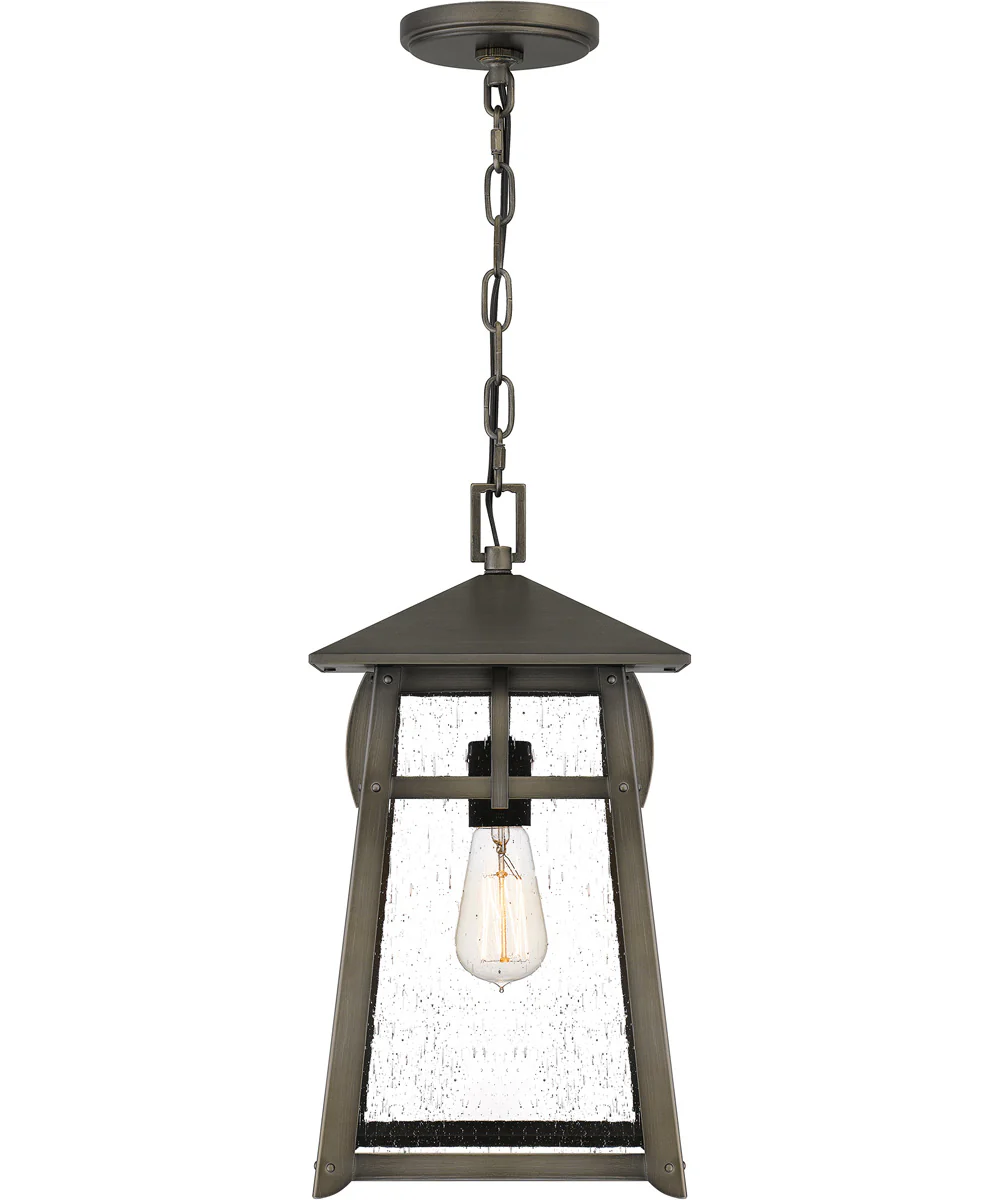 Merle Large 1-light Outdoor Pendant Light Coastal Armour Aluminum Burnished Bronze - Image 4