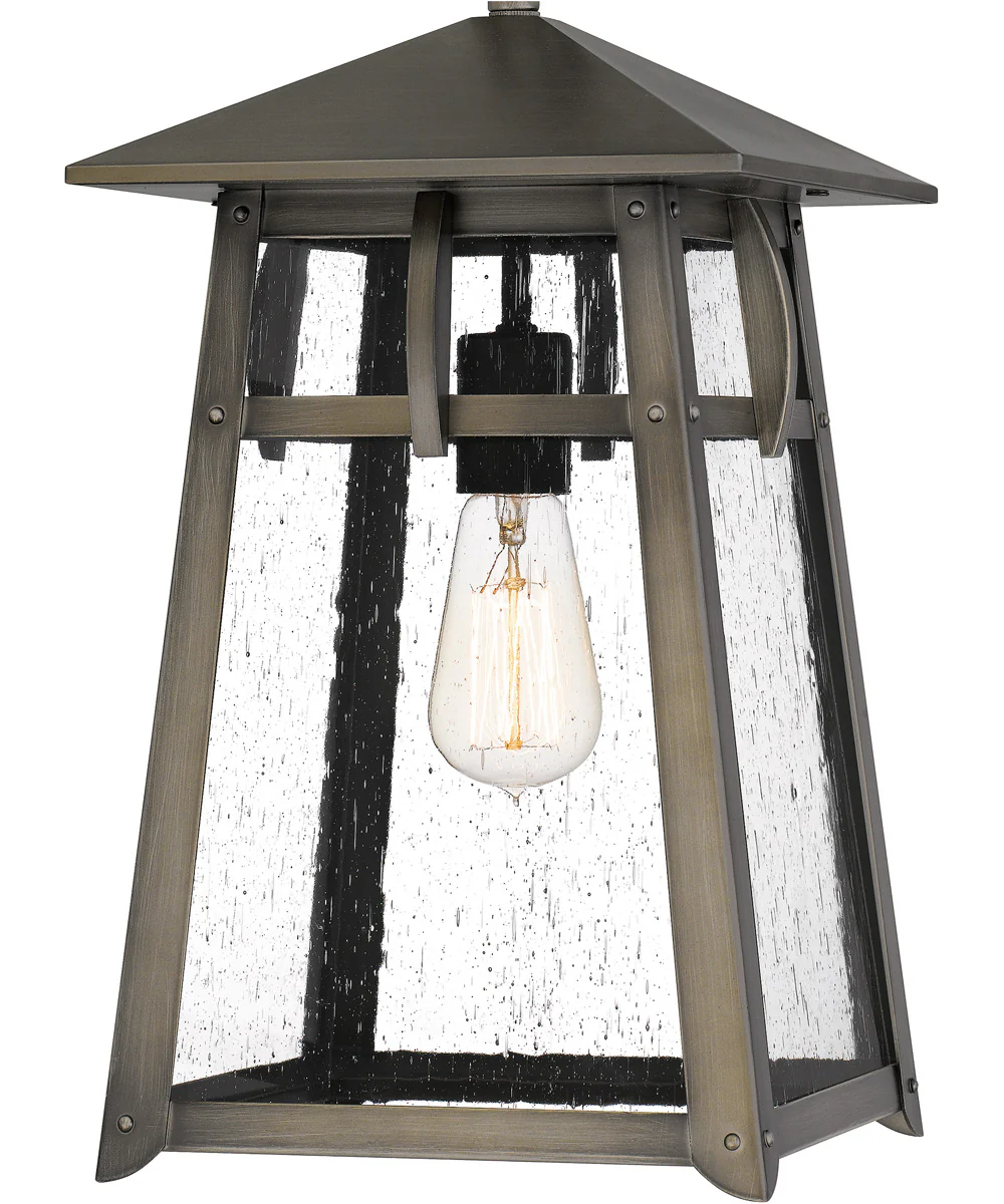 Merle Large 1-light Outdoor Pendant Light Coastal Armour Aluminum Burnished Bronze - Image 6