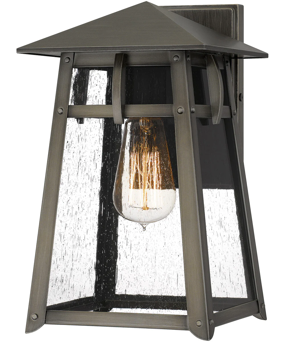 Merle Medium 1-light Outdoor Wall Light  Coastal Armour Aluminum Burnished Bronze - Image 2