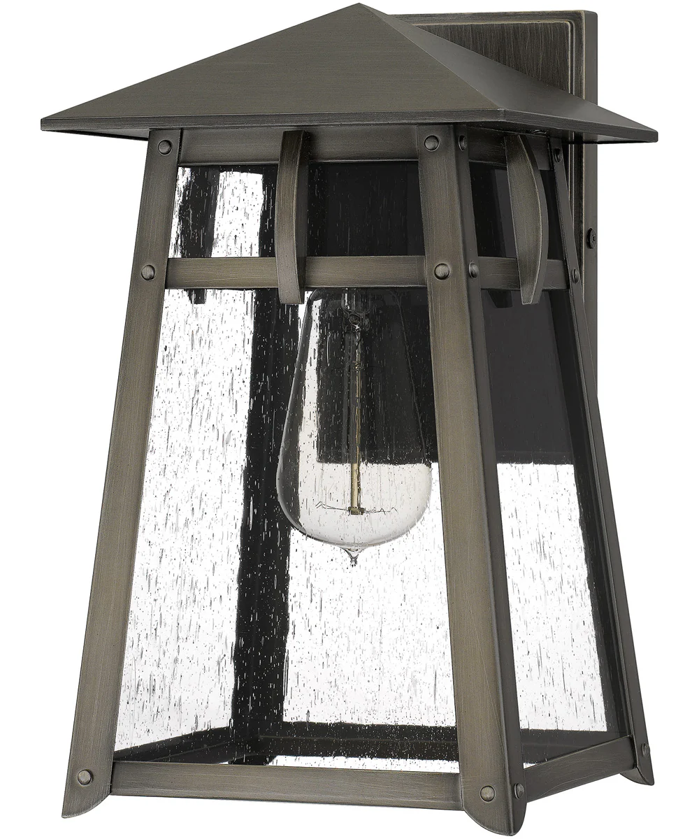 Merle Medium 1-light Outdoor Wall Light  Coastal Armour Aluminum Burnished Bronze - Image 3