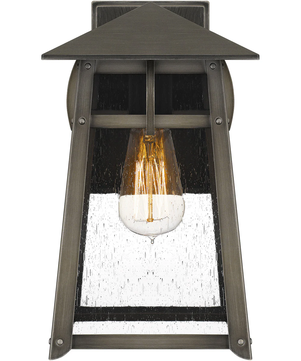 Merle Medium 1-light Outdoor Wall Light  Coastal Armour Aluminum Burnished Bronze - Image 4