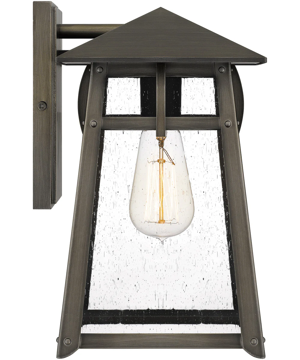 Merle Medium 1-light Outdoor Wall Light  Coastal Armour Aluminum Burnished Bronze - Image 5
