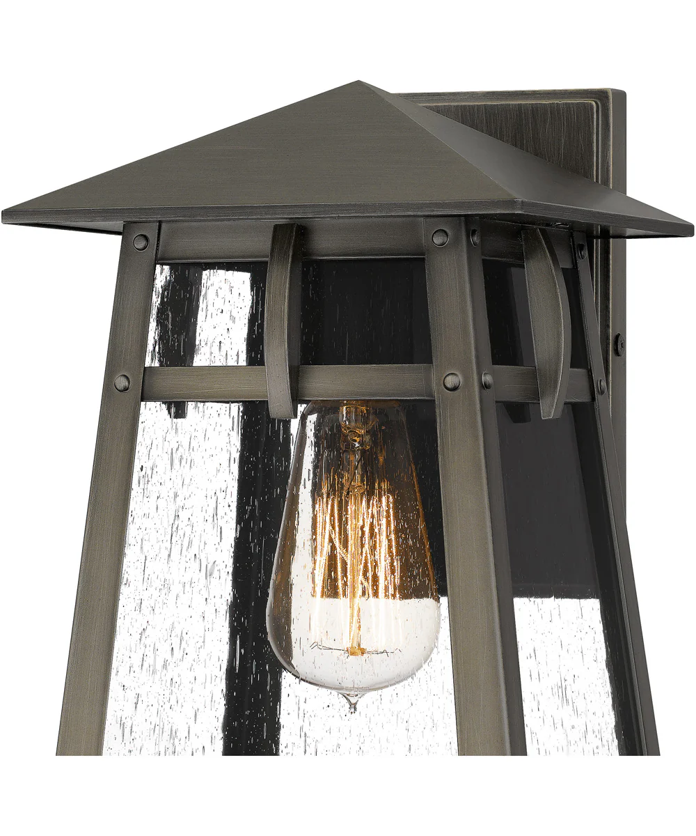 Merle Medium 1-light Outdoor Wall Light  Coastal Armour Aluminum Burnished Bronze - Image 6